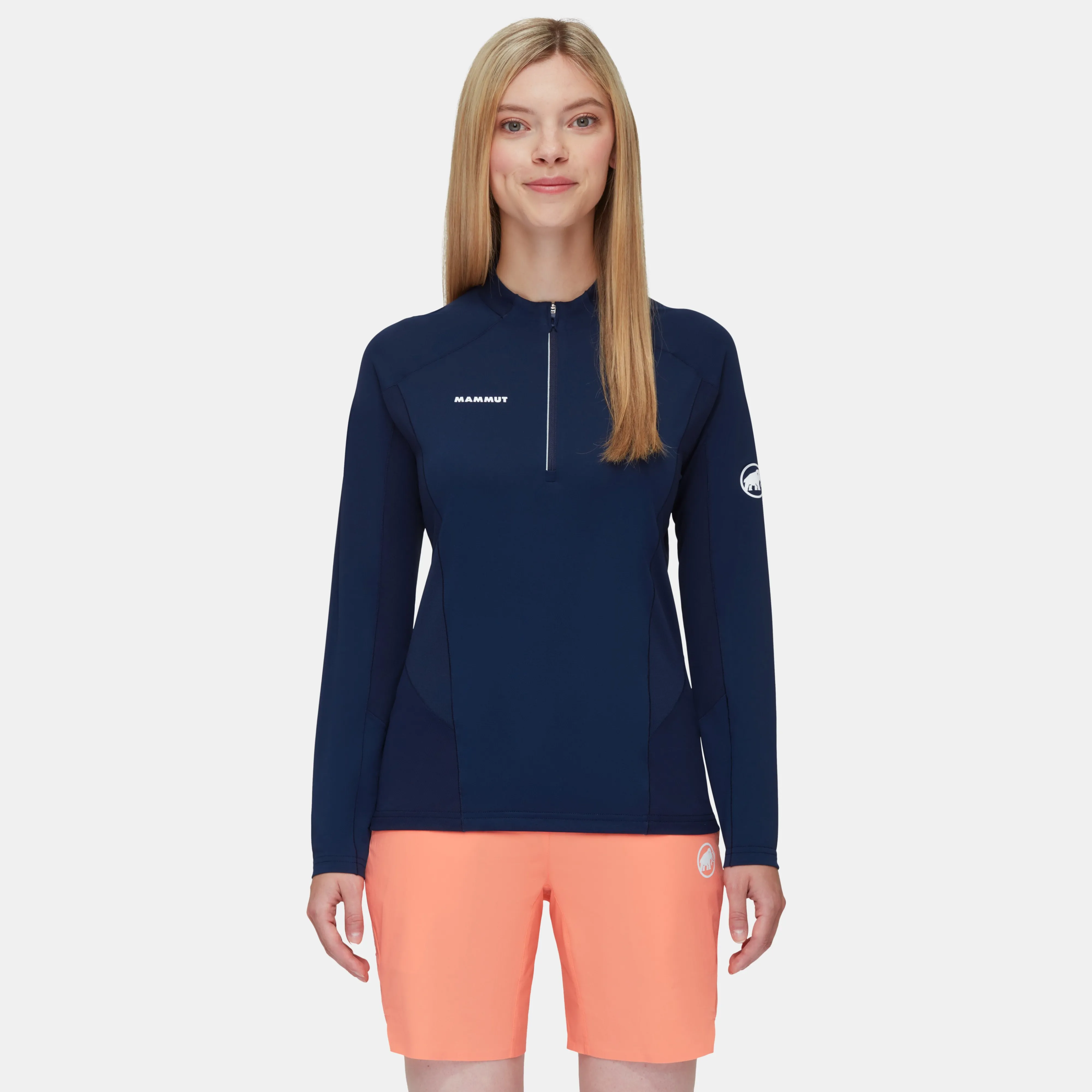 Mammut Aenergy FL Half Zip Longsleeve Women Marine Flash Sale