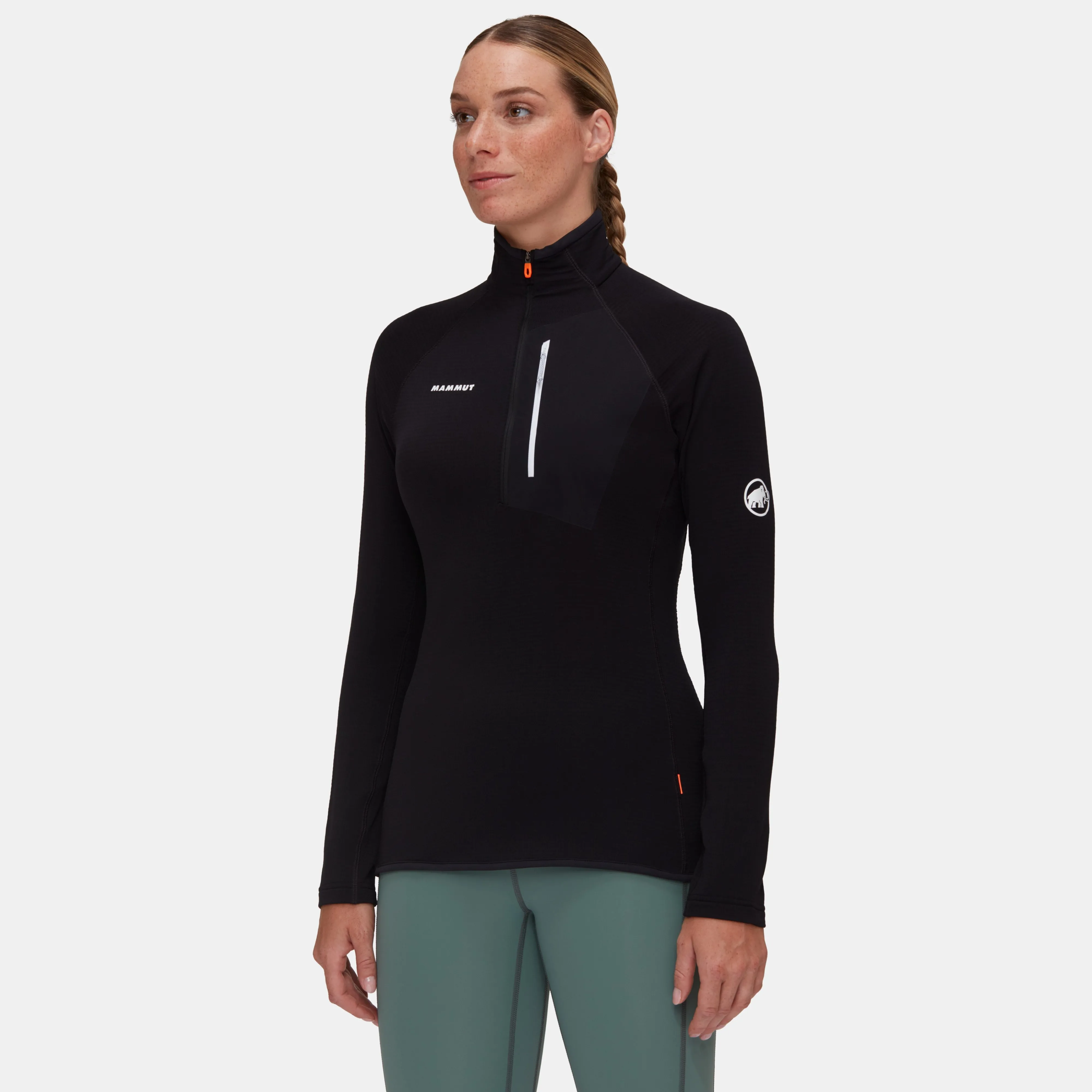 Mammut Aenergy Light ML Half Zip Pull Women Black Hot