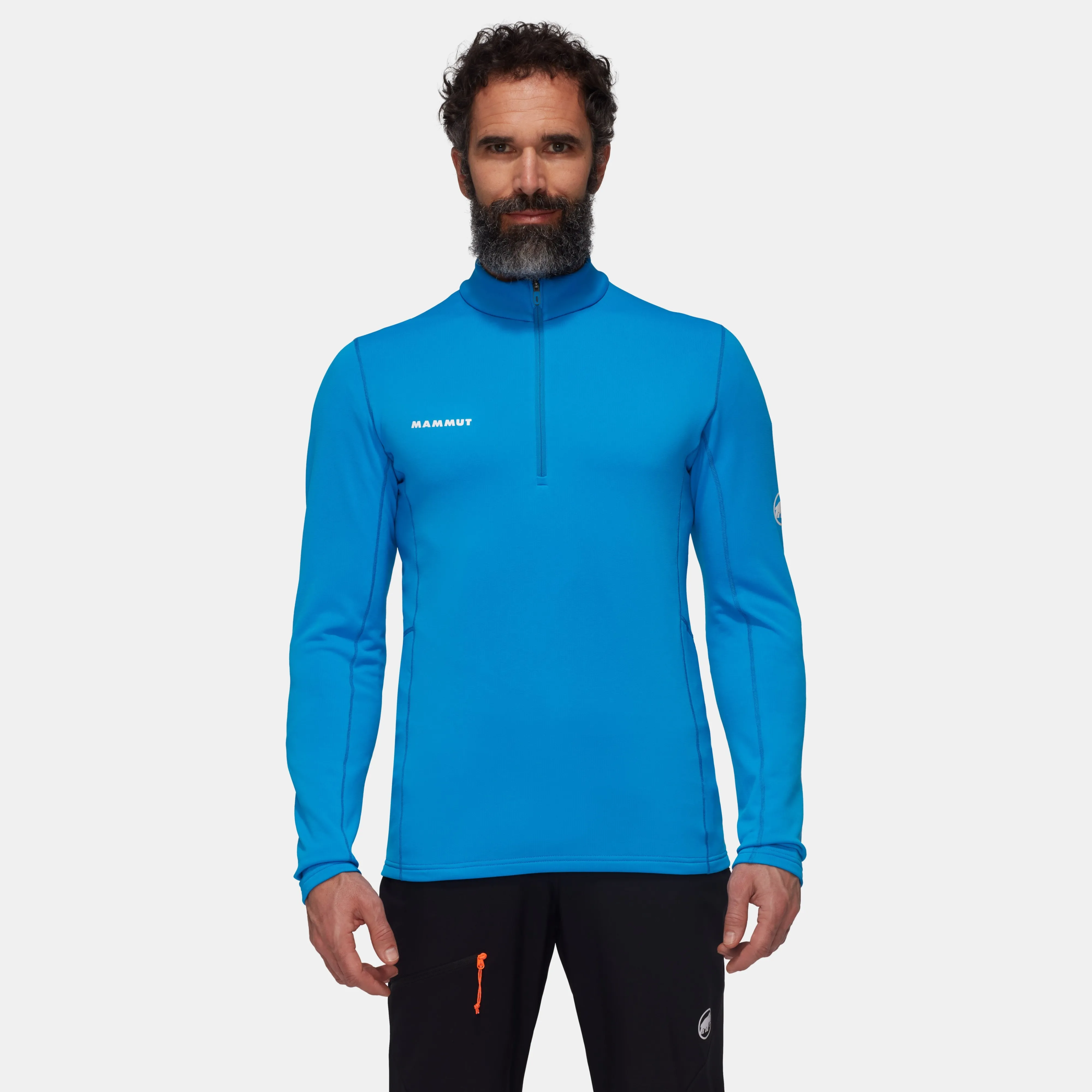 Mammut Aenergy ML Half Zip Pull Men Glacierblue Cheap