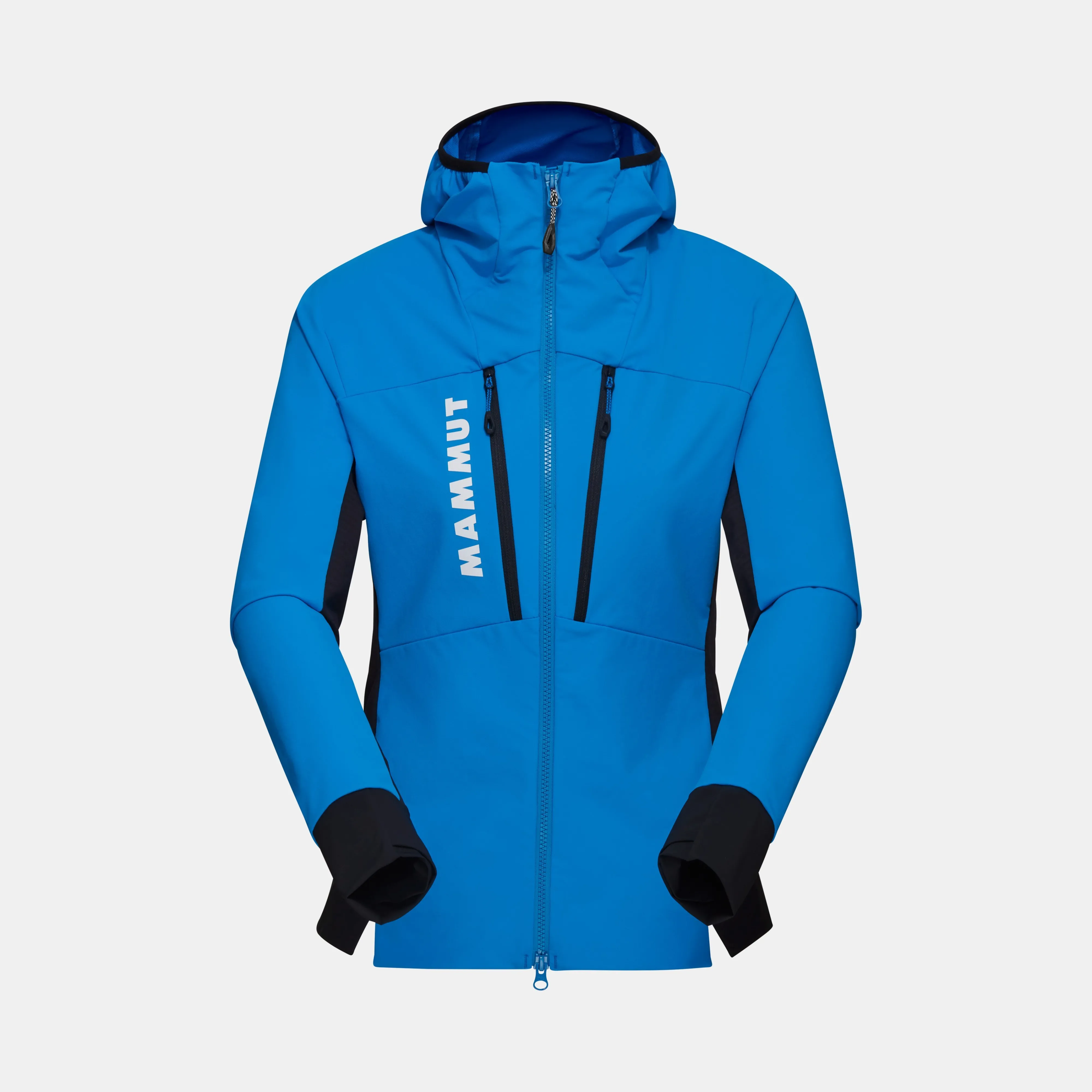 Mammut Aenergy SO Hybrid Hooded Jacket Women Glacierblue-black Discount