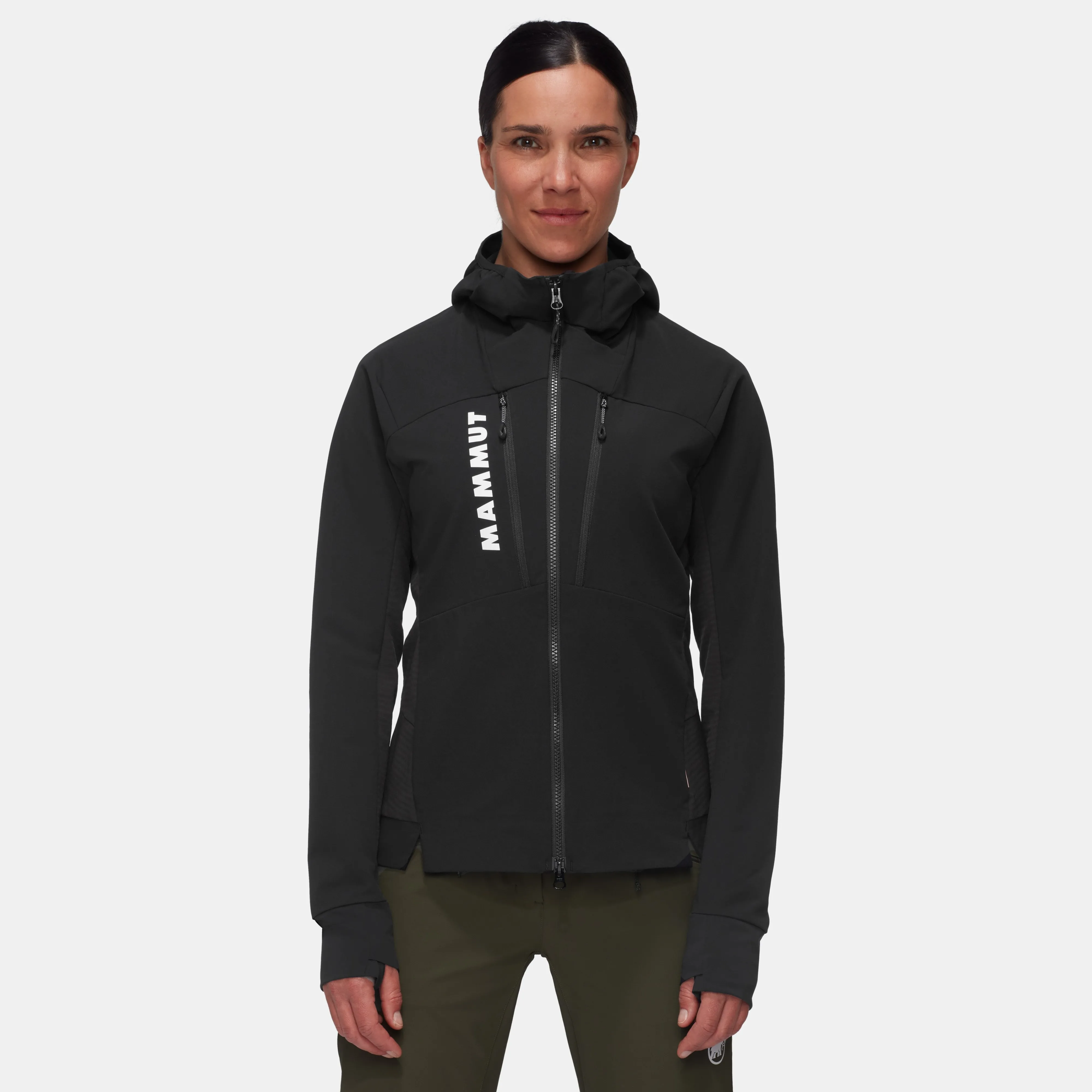 Mammut Aenergy SO Hybrid Hooded Jacket Women Black Best Sale