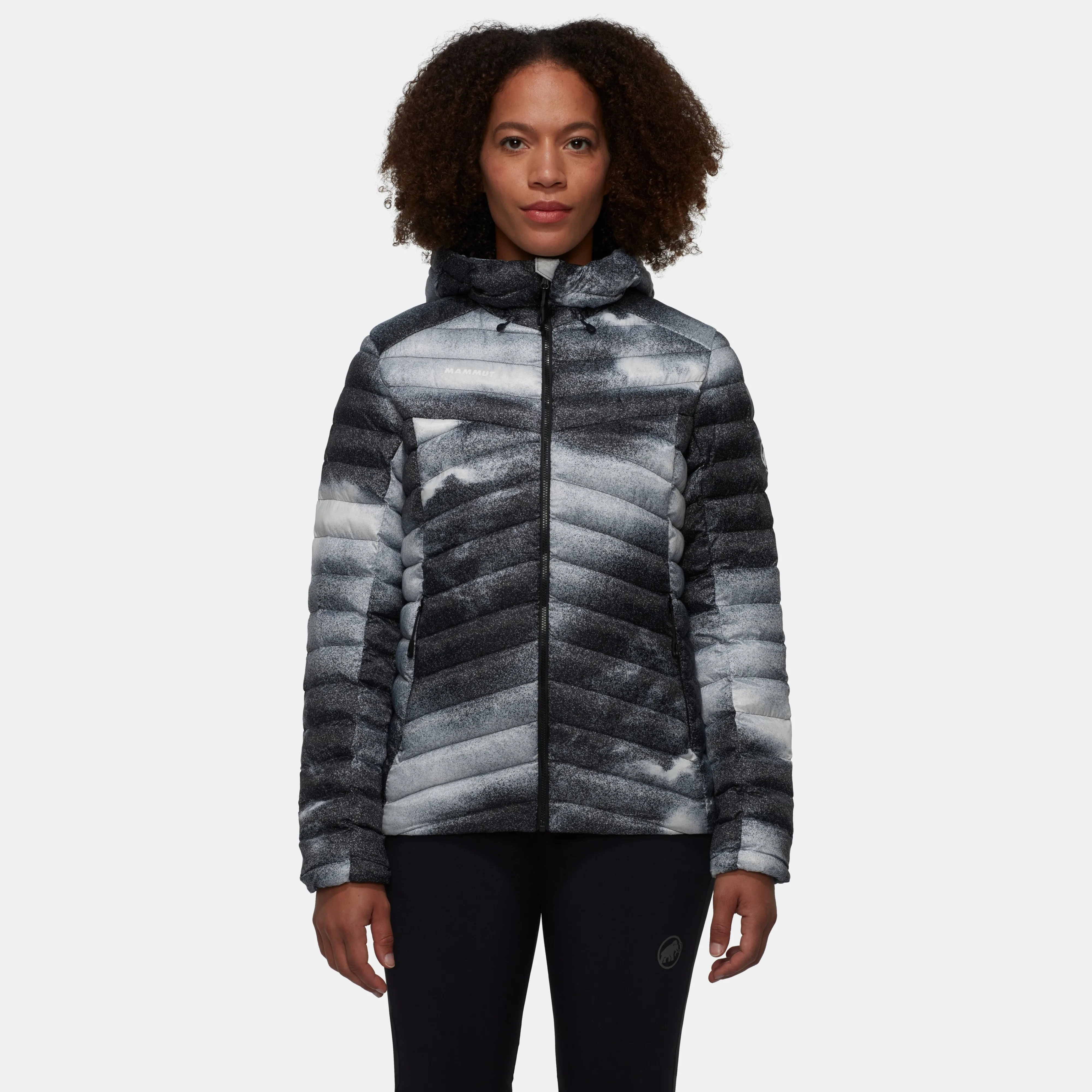 Mammut Albula IN Hooded Jacket Women Grain Black-white Discount