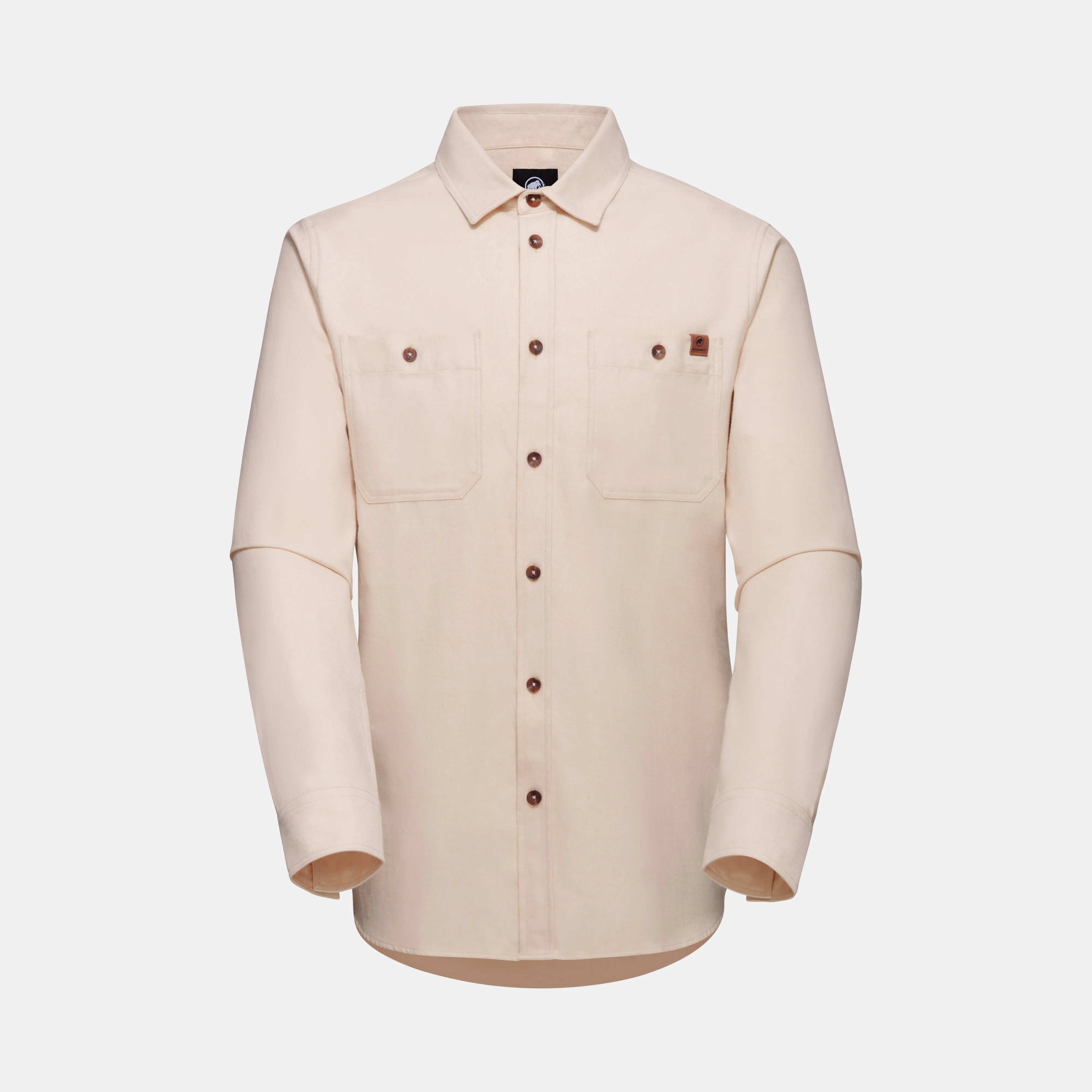 Mammut Alvra Undyed Longsleeve Shirt Men Lightbrown Clearance