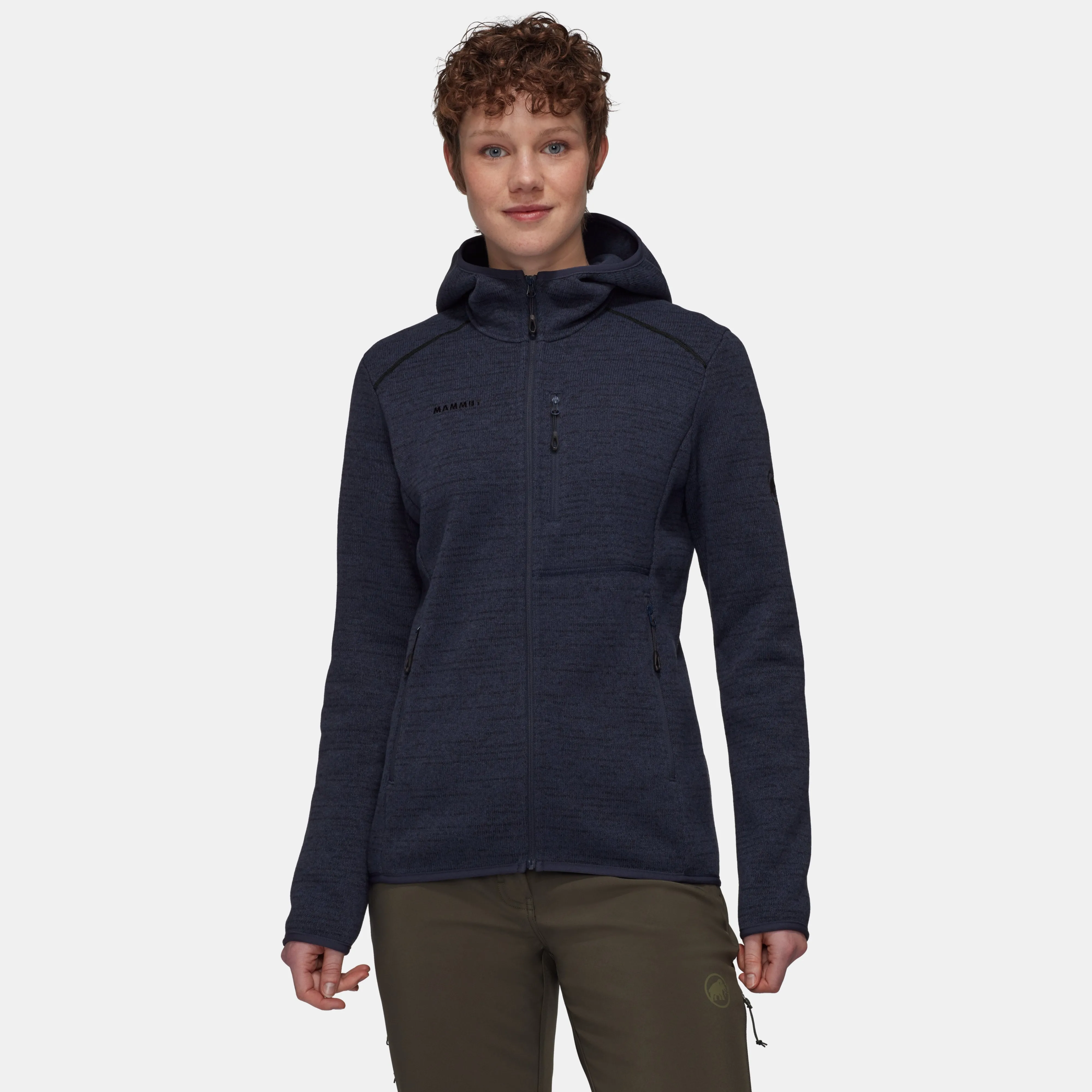 Mammut Arctic IV ML Hooded Jacket Women Marinemelange Store