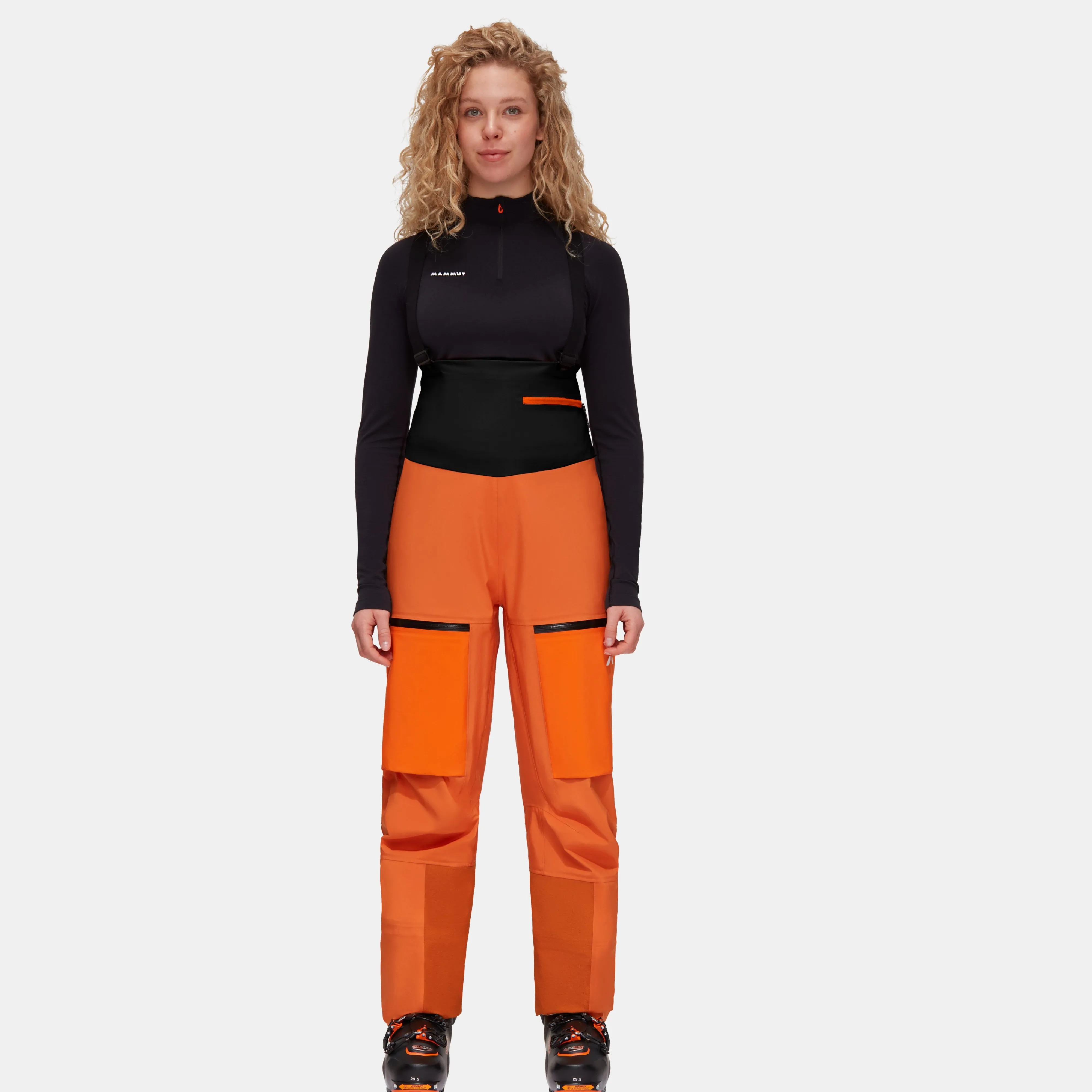 Mammut Eiger Free Pro HS Bib Pants Women Solardust-arumita Cheap