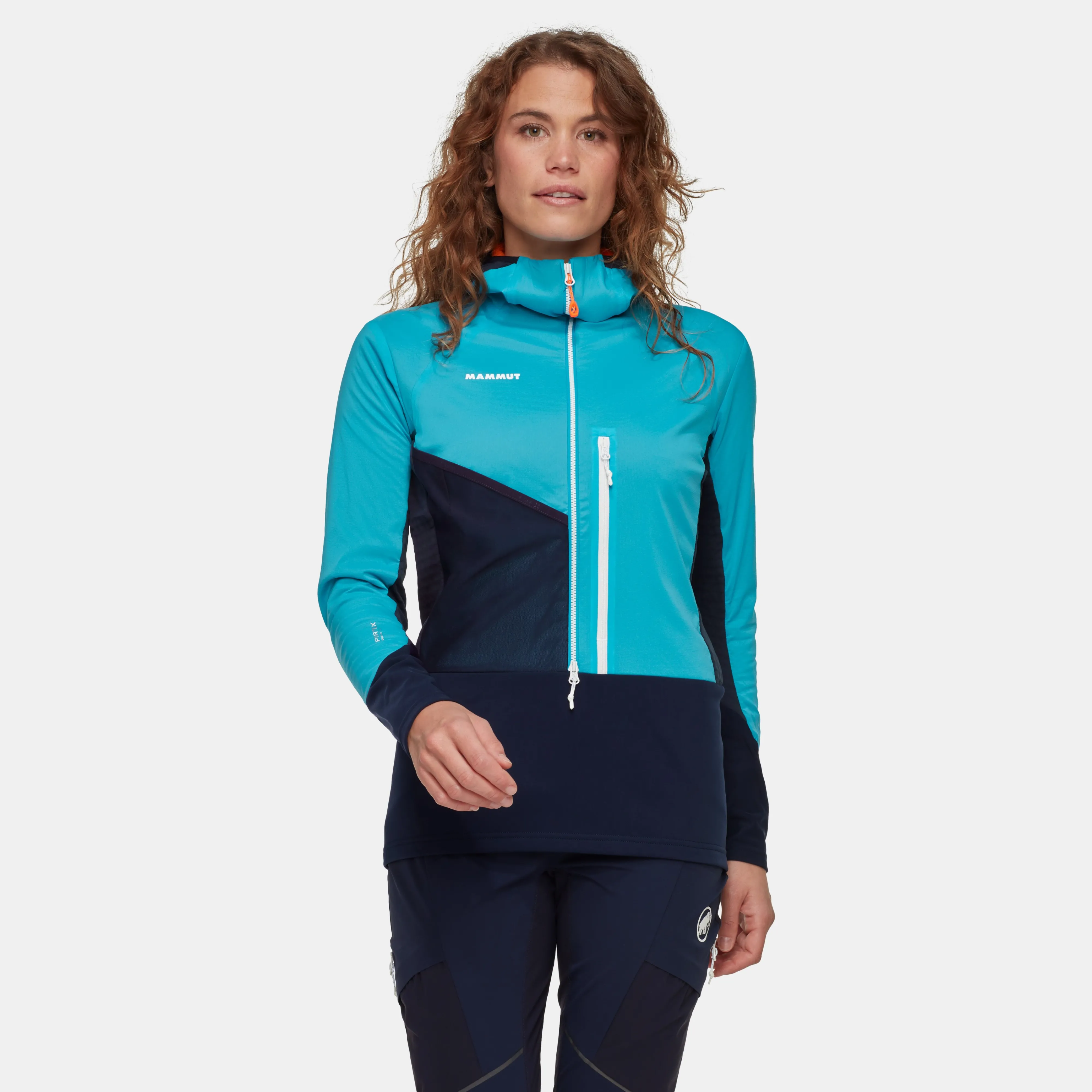 Mammut Eiger Speed ML Hybrid Half Zip Hoodie Women Sky-night New