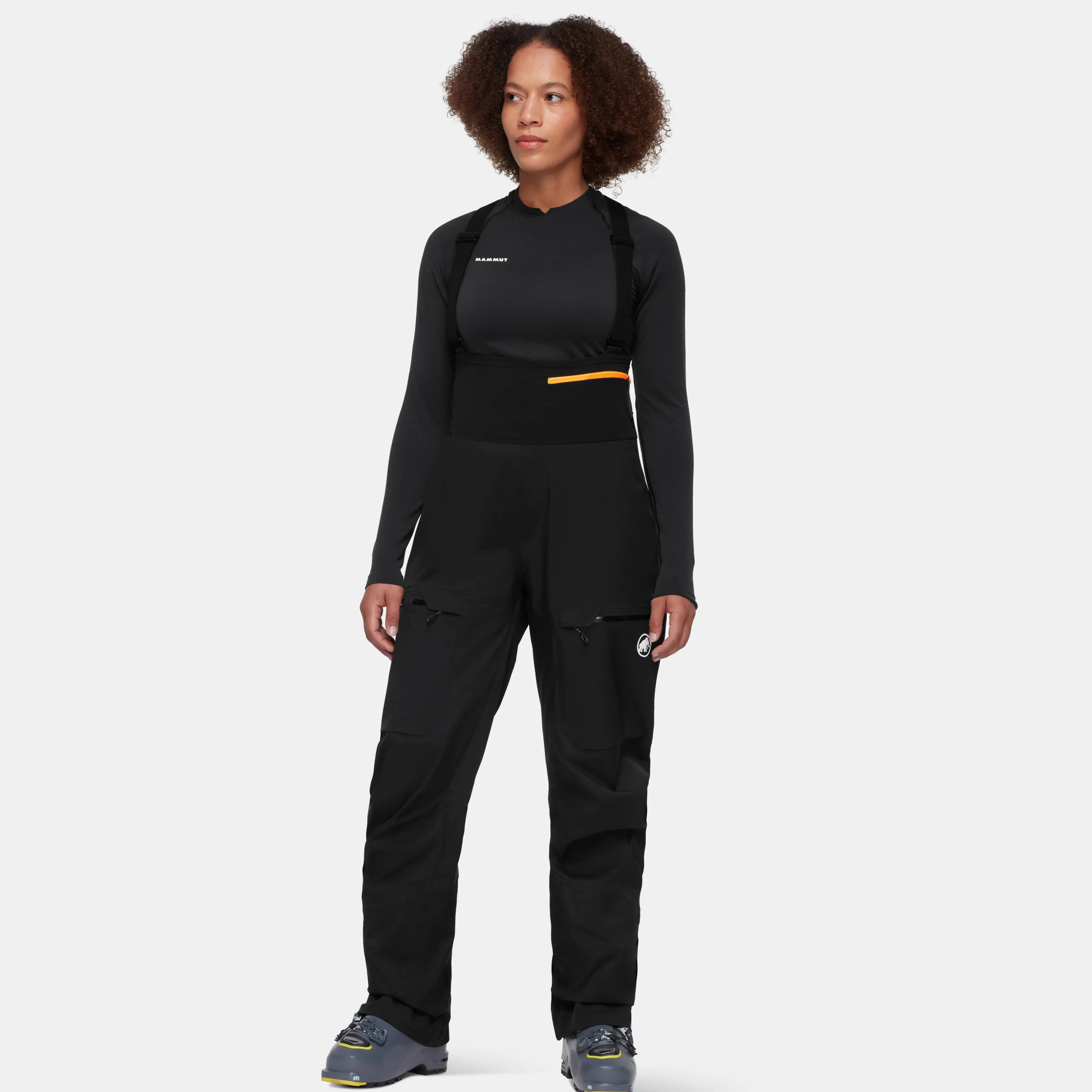 Mammut Haldigrat HS Bib Pants Women Black Fashion