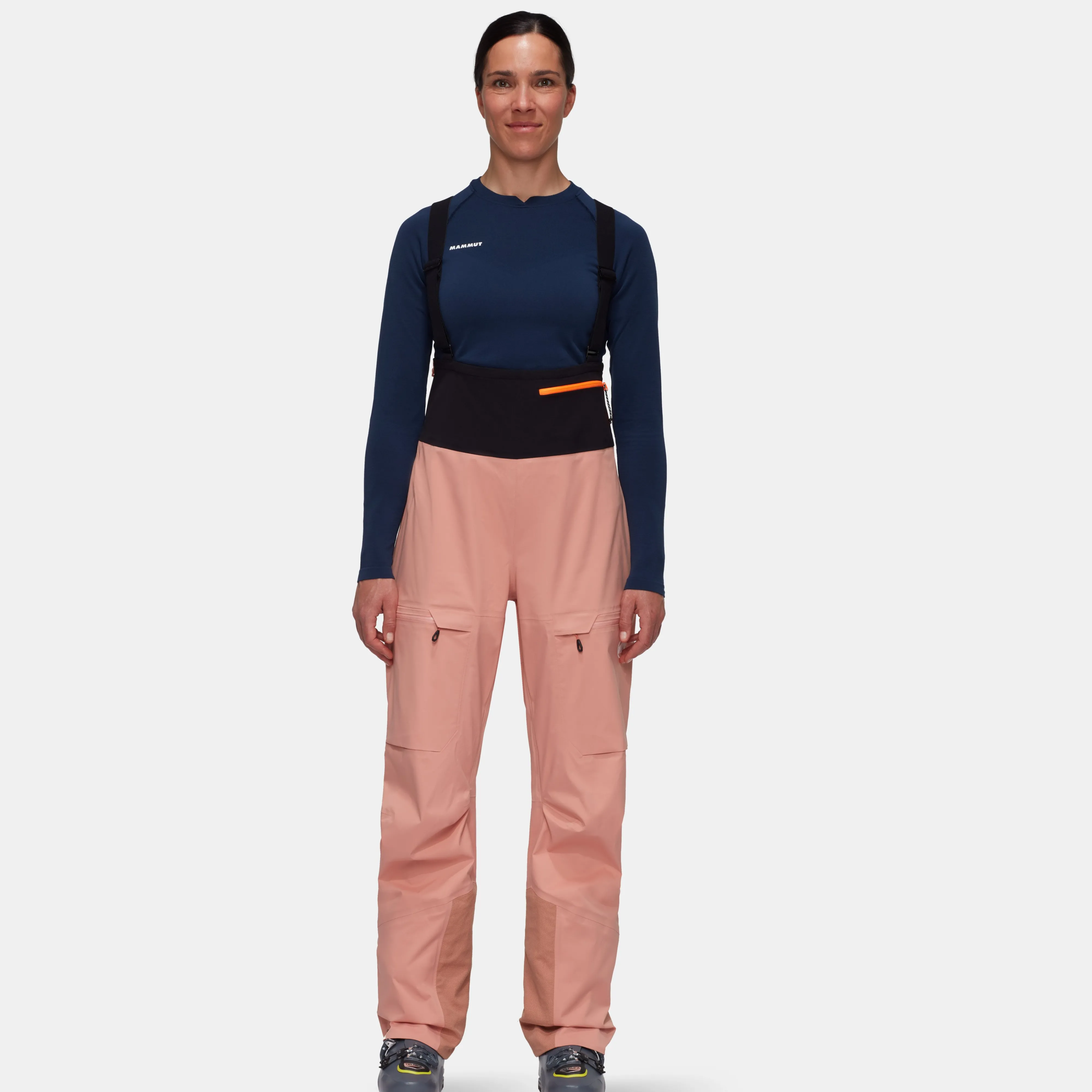 Mammut Haldigrat HS Bib Pants Women Quartzdust Cheap