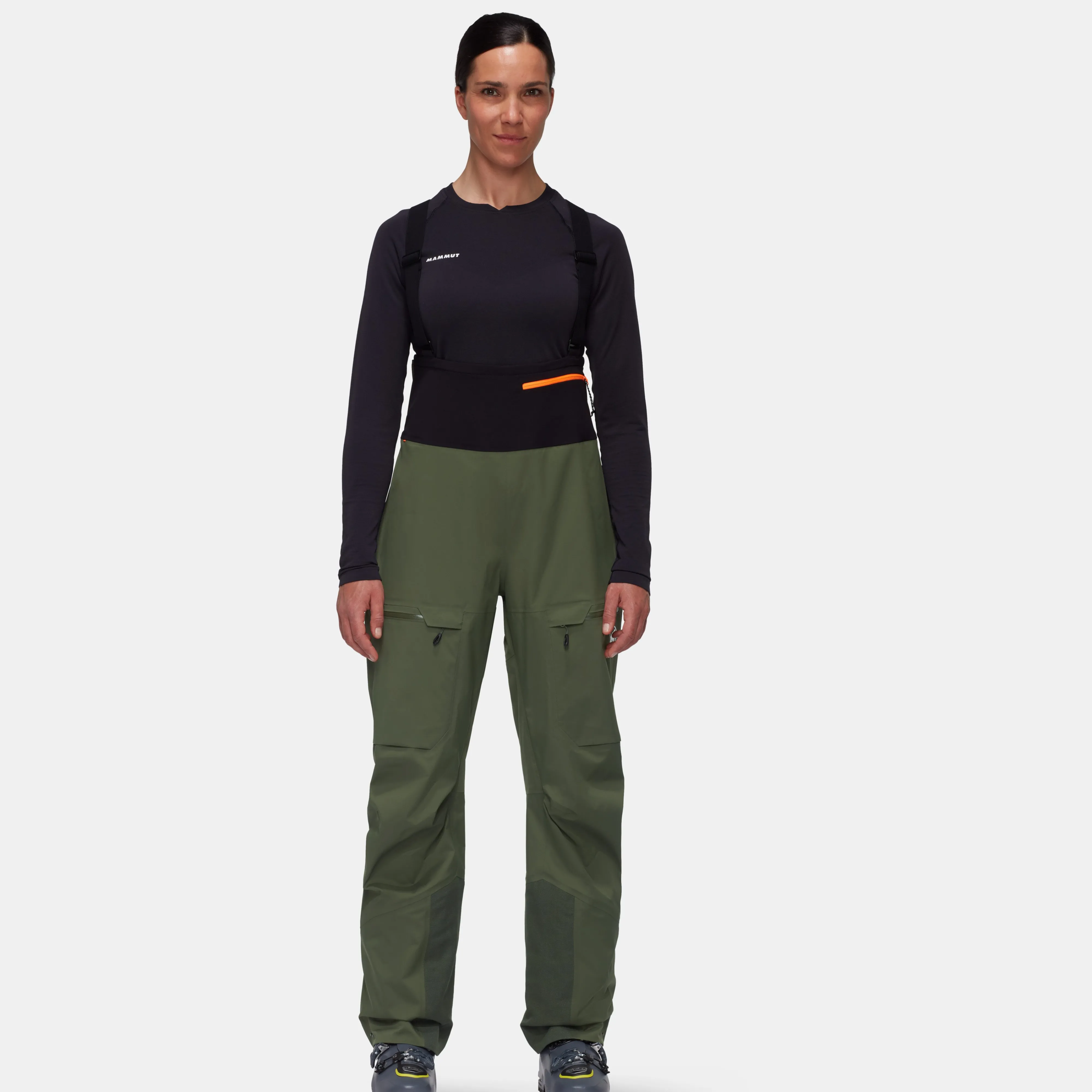 Mammut Haldigrat HS Bib Pants Women Darkmarsh Cheap