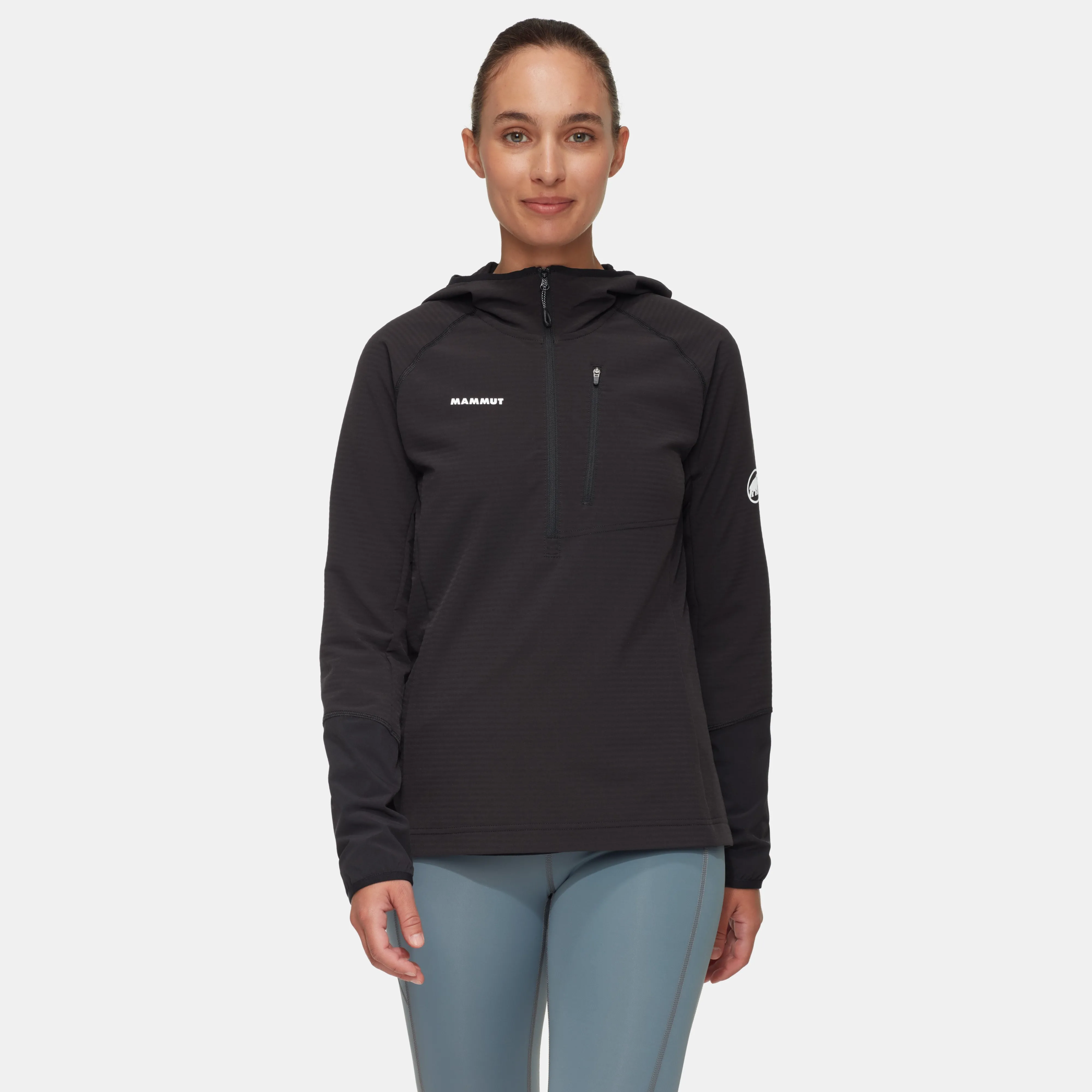 Mammut Madris Light ML Half Zip Hoody Women Black Shop