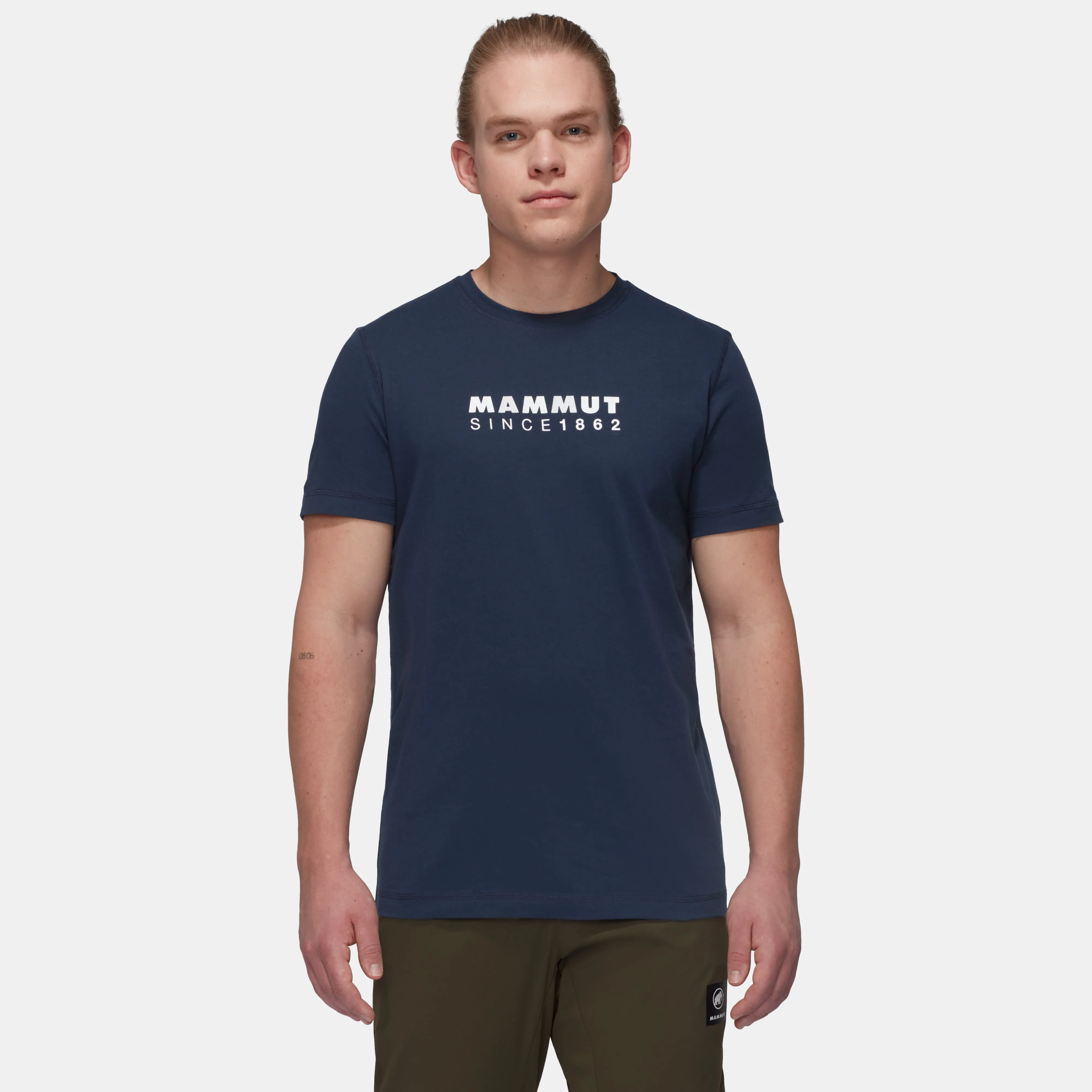 Mammut Core T-Shirt Men Logo Marine Best Sale