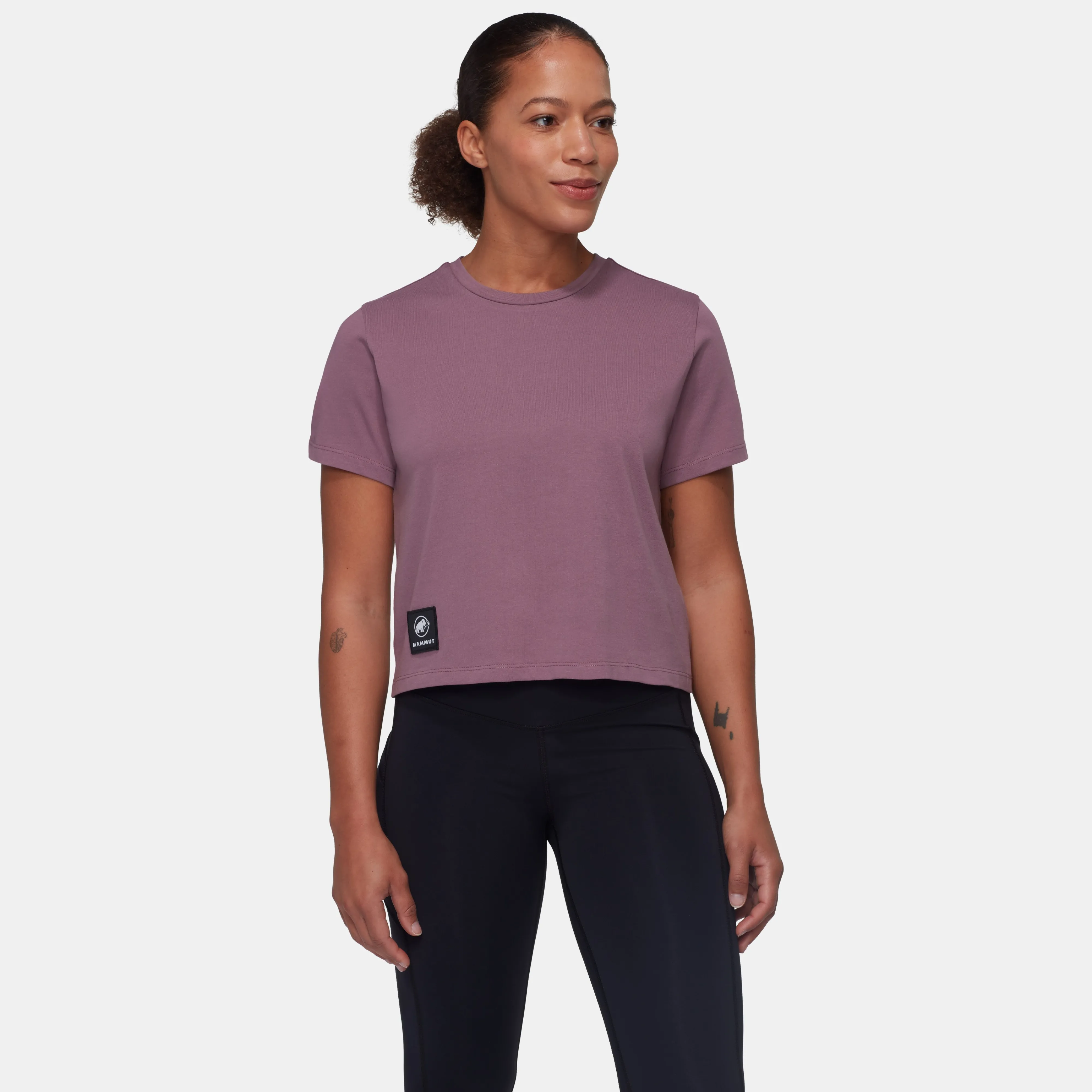 Mammut Massone T-Shirt Cropped Women Patch Flux Cheap