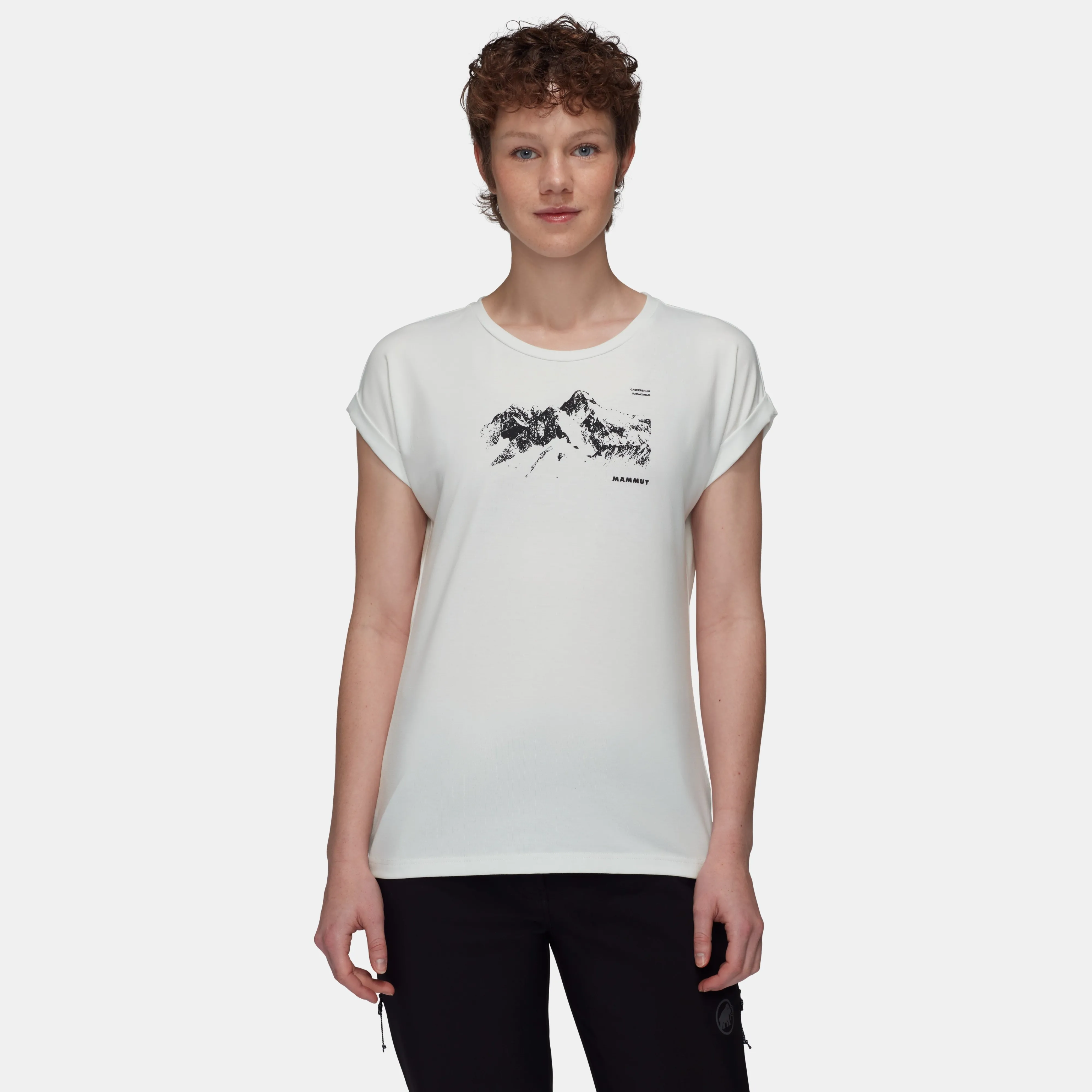 Mammut Mountain T-Shirt Women 8035m Offwhite Cheap