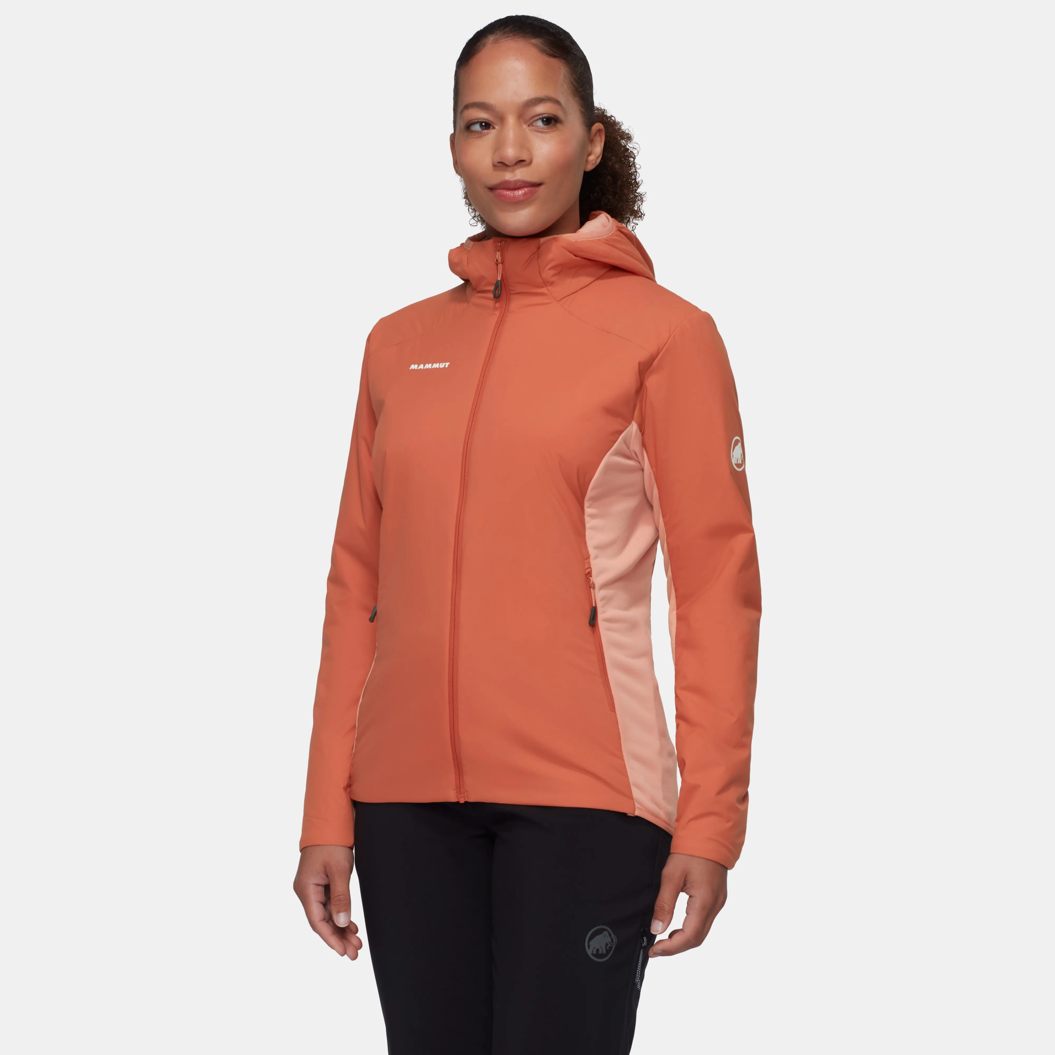 Mammut Rime Light IN Flex Hooded Jacket Women Brick-quartzdust Outlet