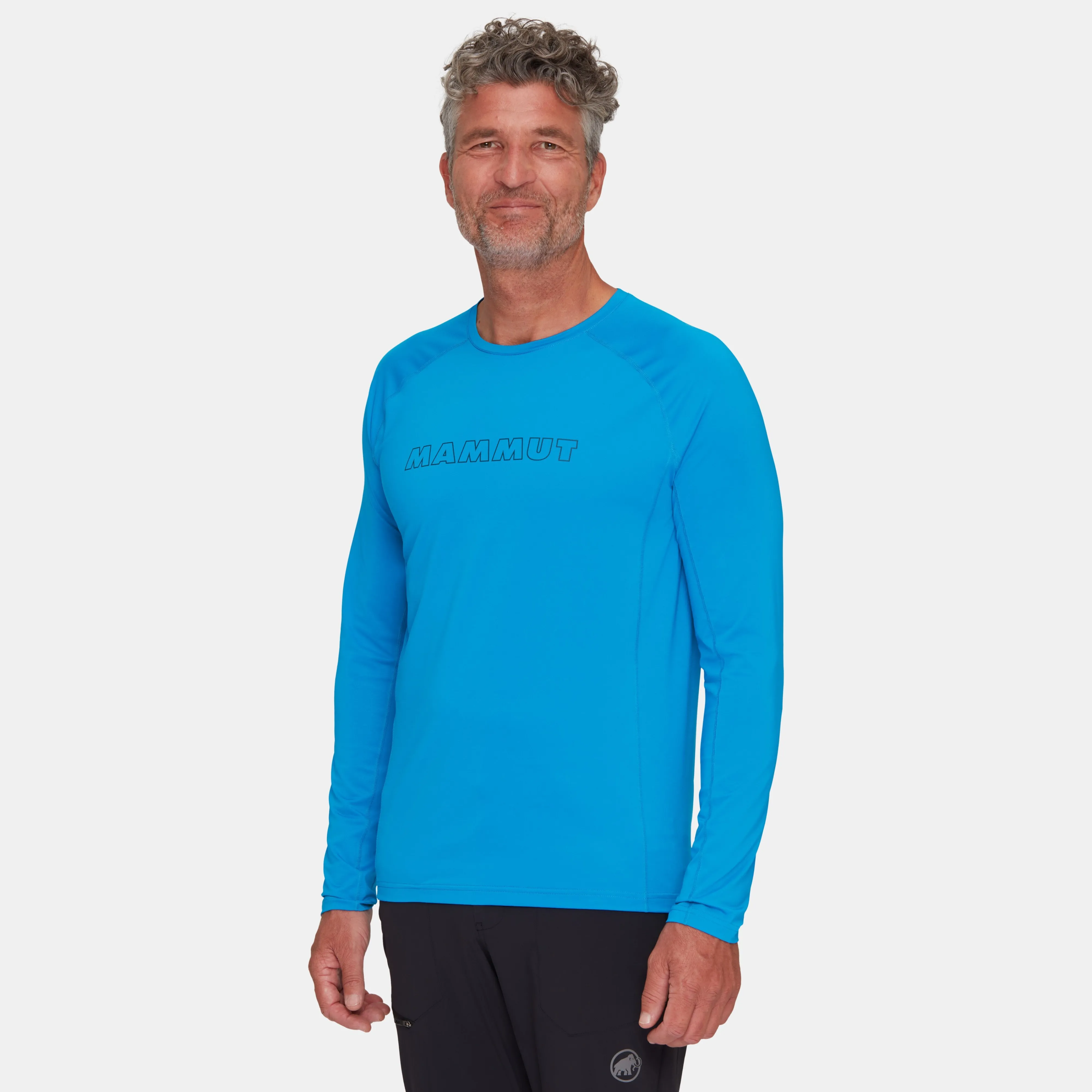 Mammut Selun FL Longsleeve Men Logo Glacierblue Clearance