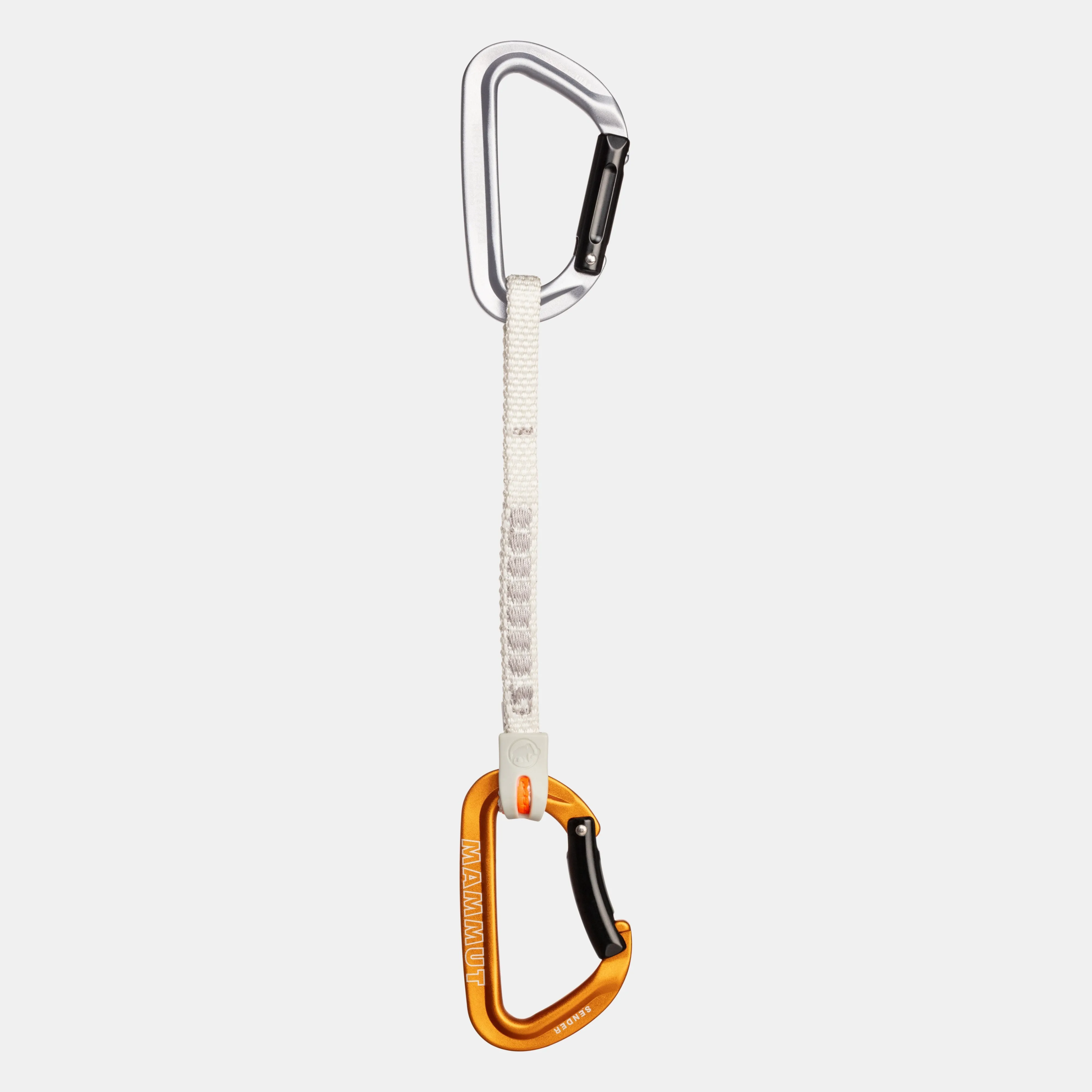 Mammut Sender Keylock 17 cm Quickdraw Lightgrey-gold Hot