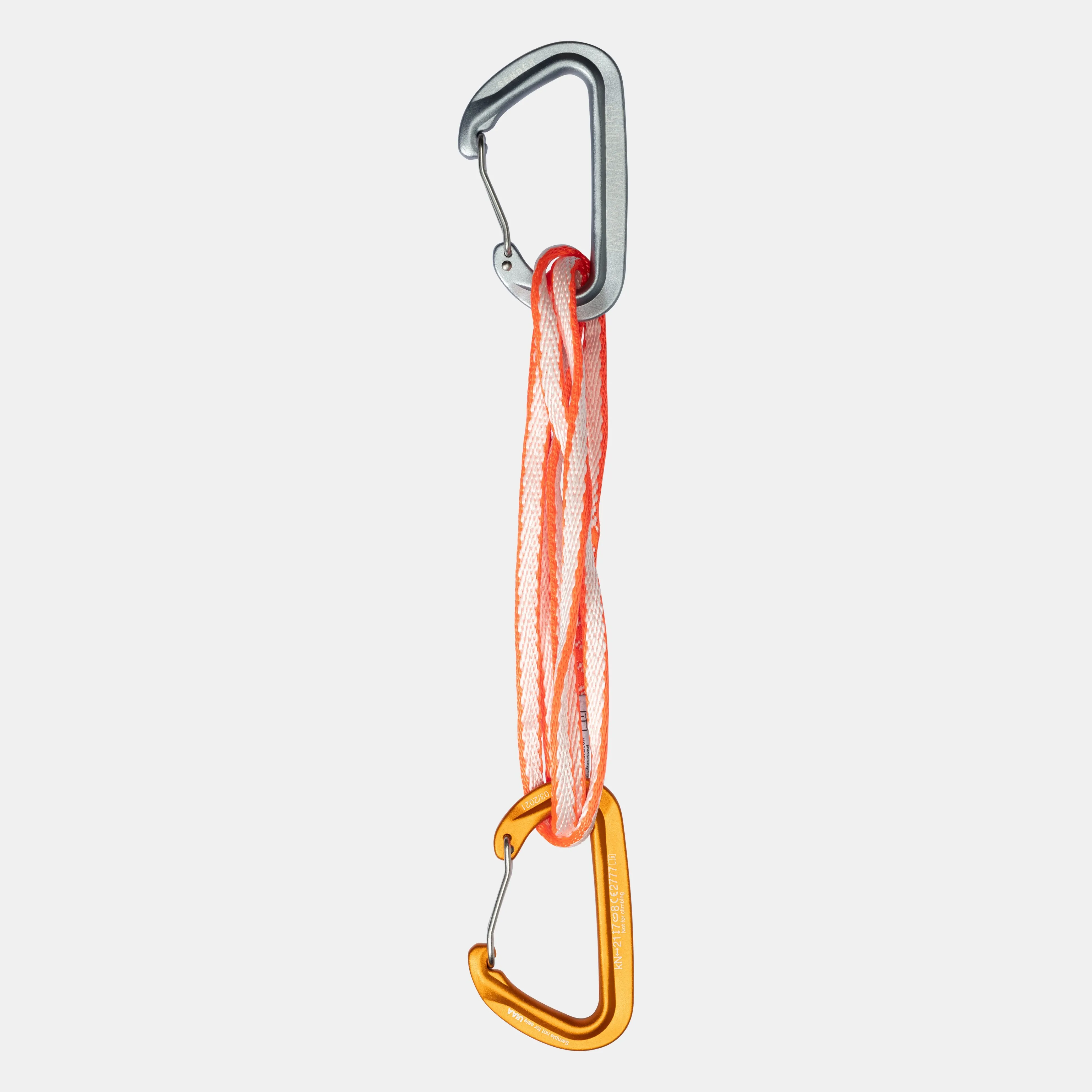 Mammut Sender Wire 60 cm Quickdraw Lightgrey-gold Cheap