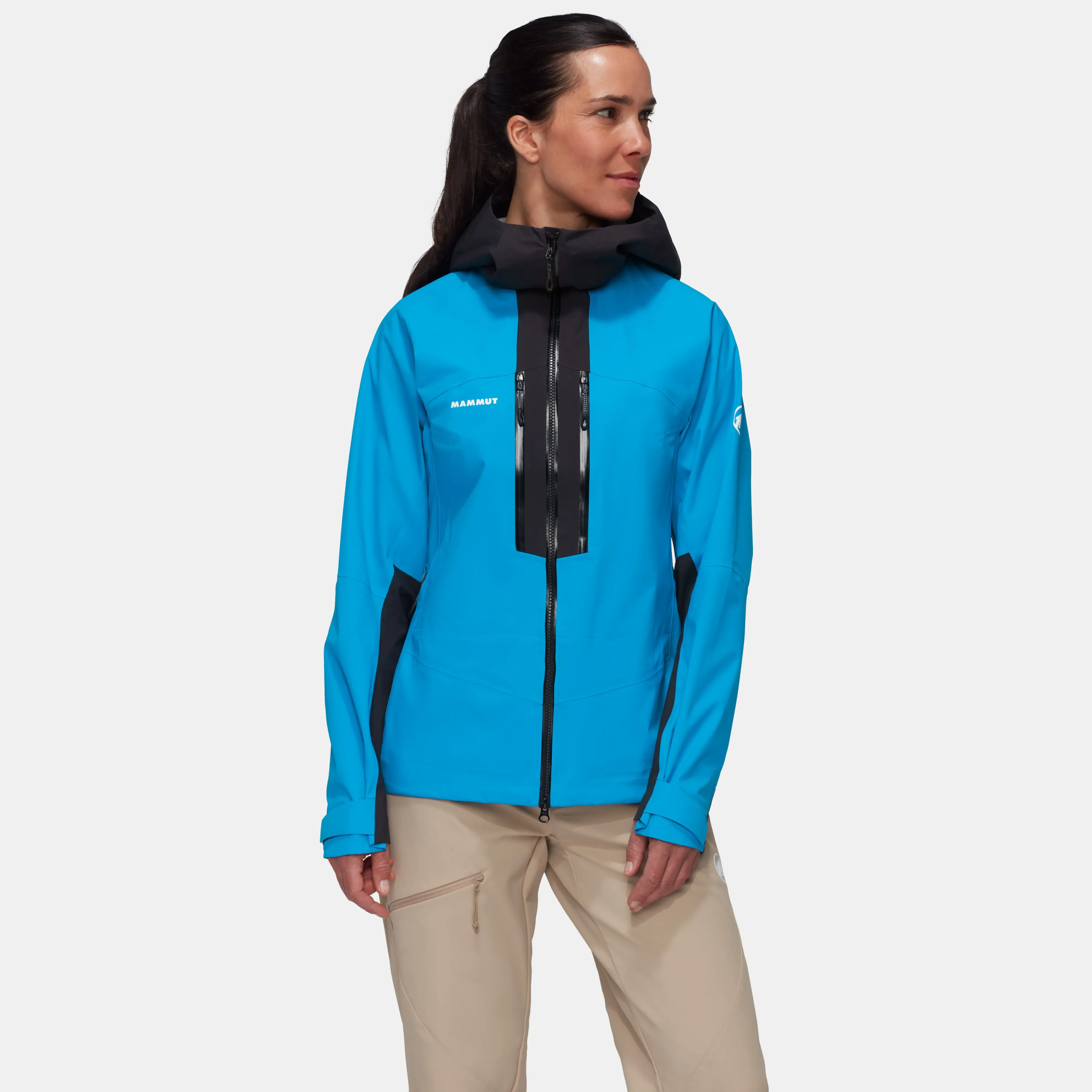 Mammut Taiss HS Hooded Jacket Women Glacierblue-black New