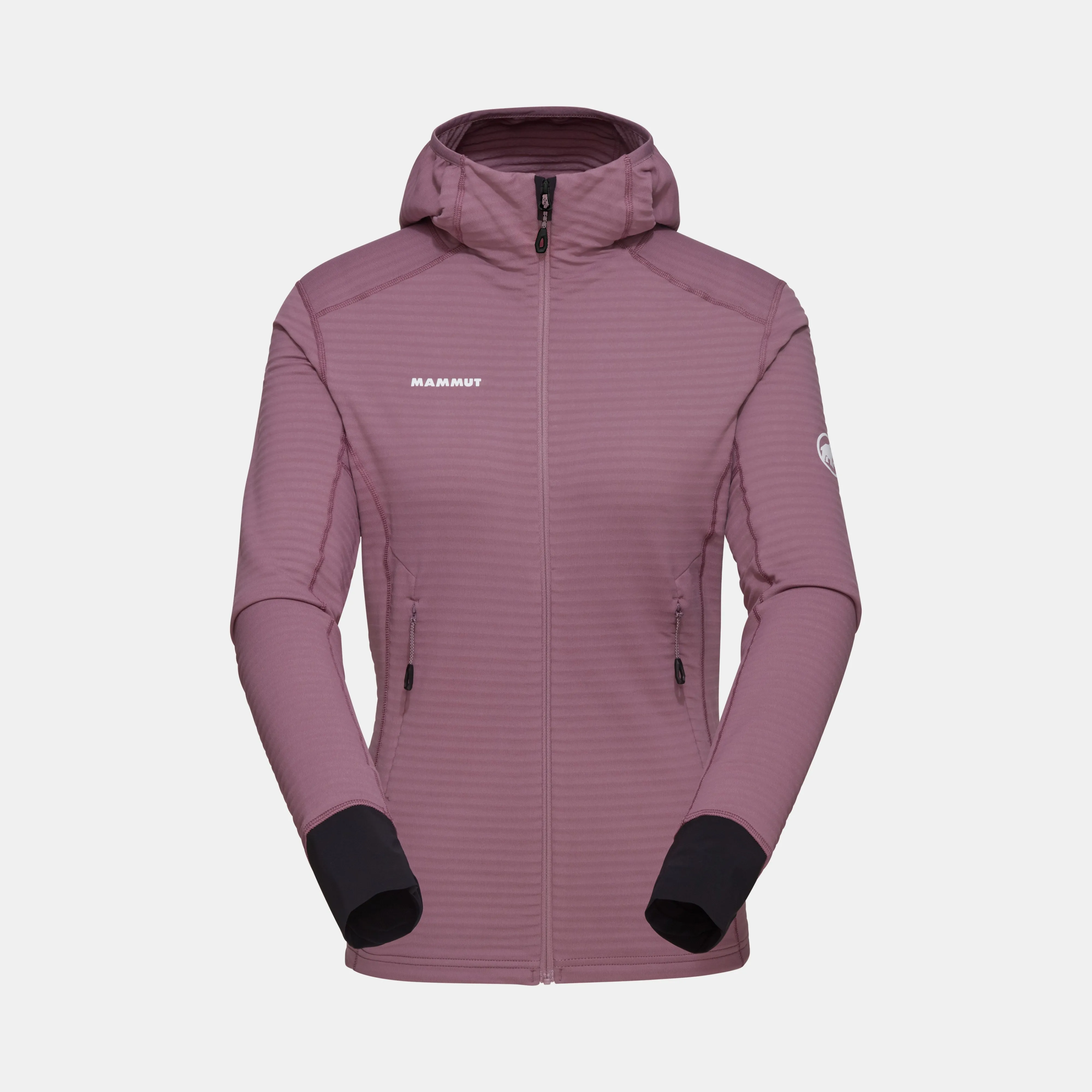 Mammut Taiss Light ML Hooded Jacket Women Flux-black Discount