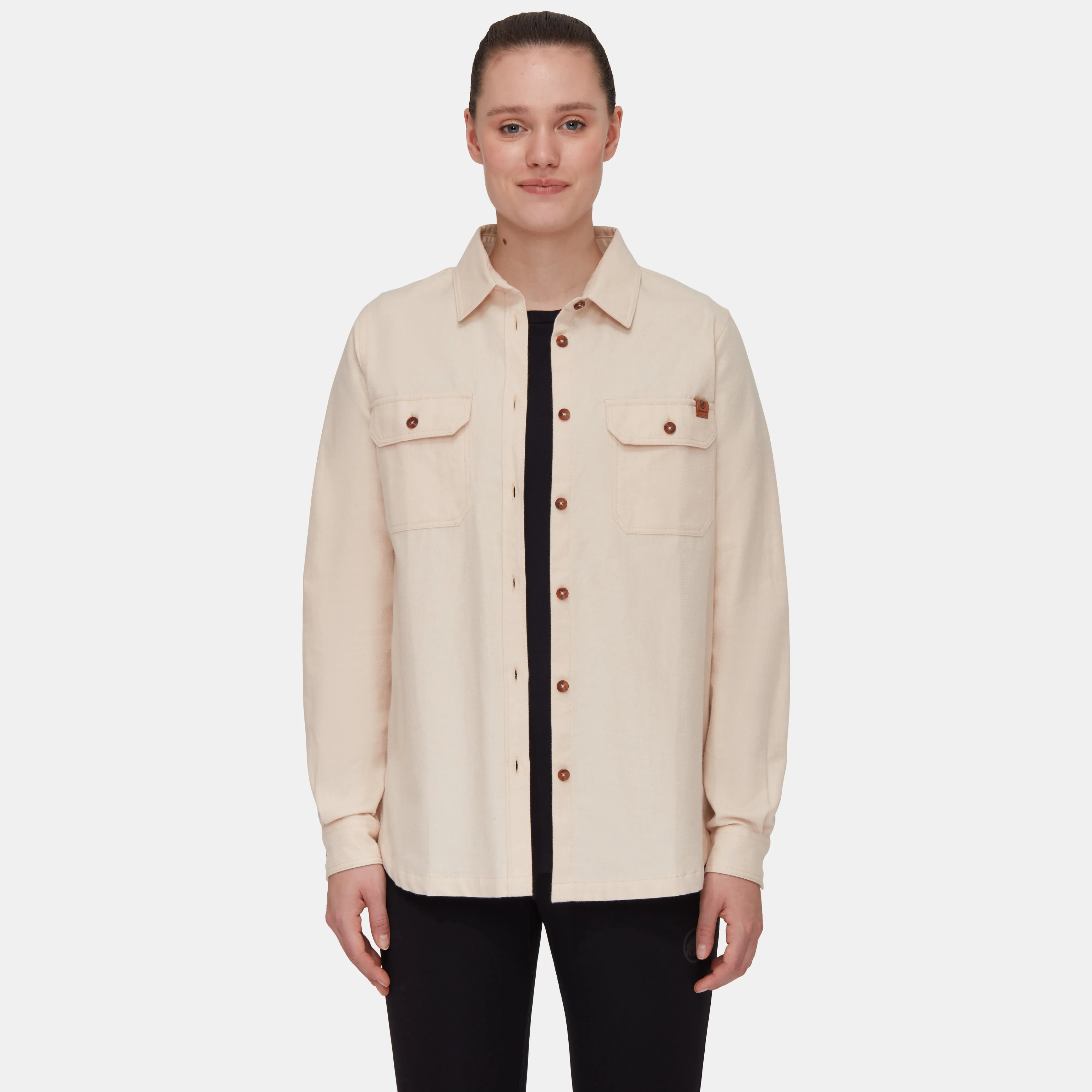 Mammut Tamaro Undyed Longsleeve Shirt Women Lightbrown Outlet