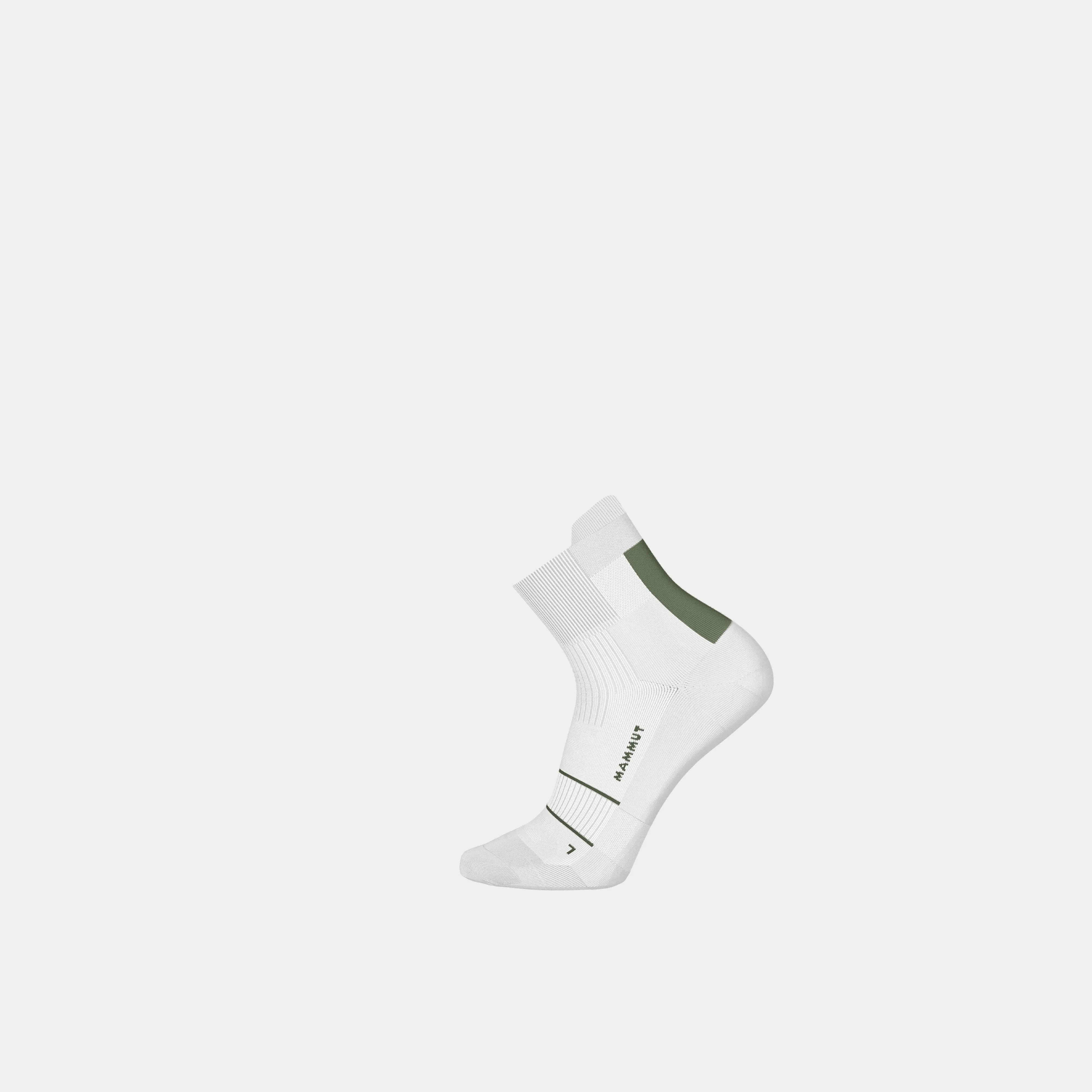 Mammut Trail Running Lightweight Merino Quarter Socks White-jade Fashion