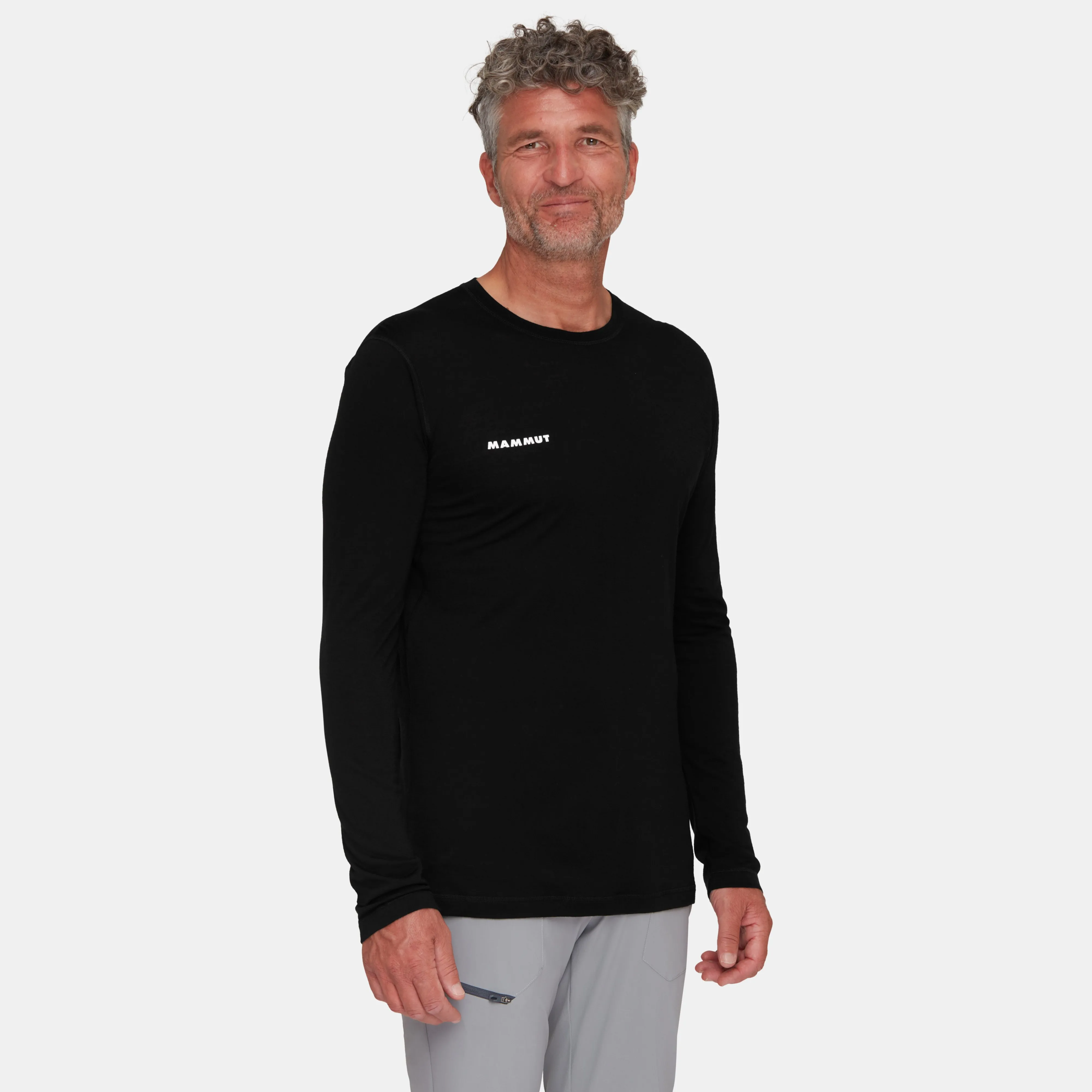 Mammut Tree Wool FL Longsleeve Men Black Fashion