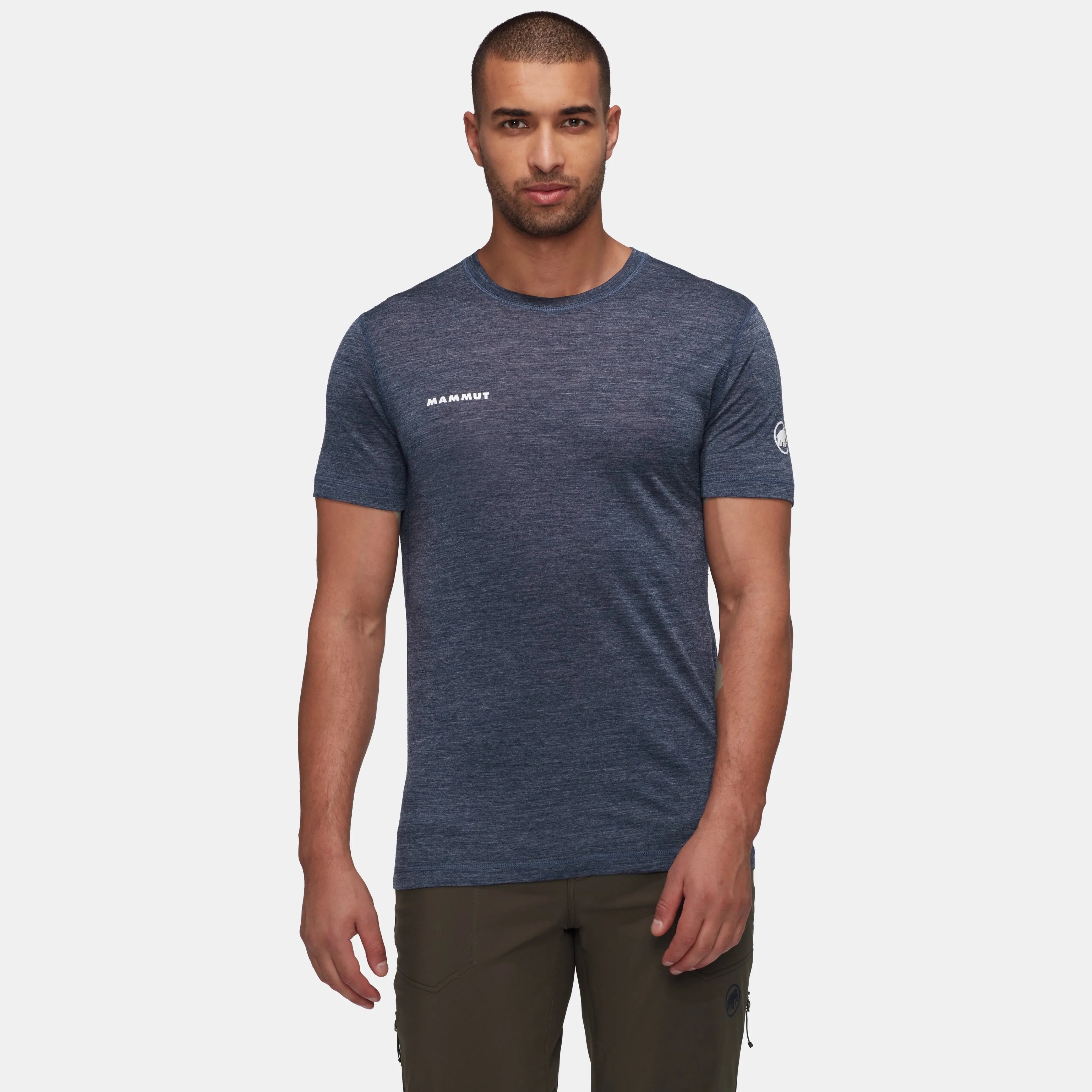 Mammut Tree Wool FL T-Shirt Men Marinemelange Fashion