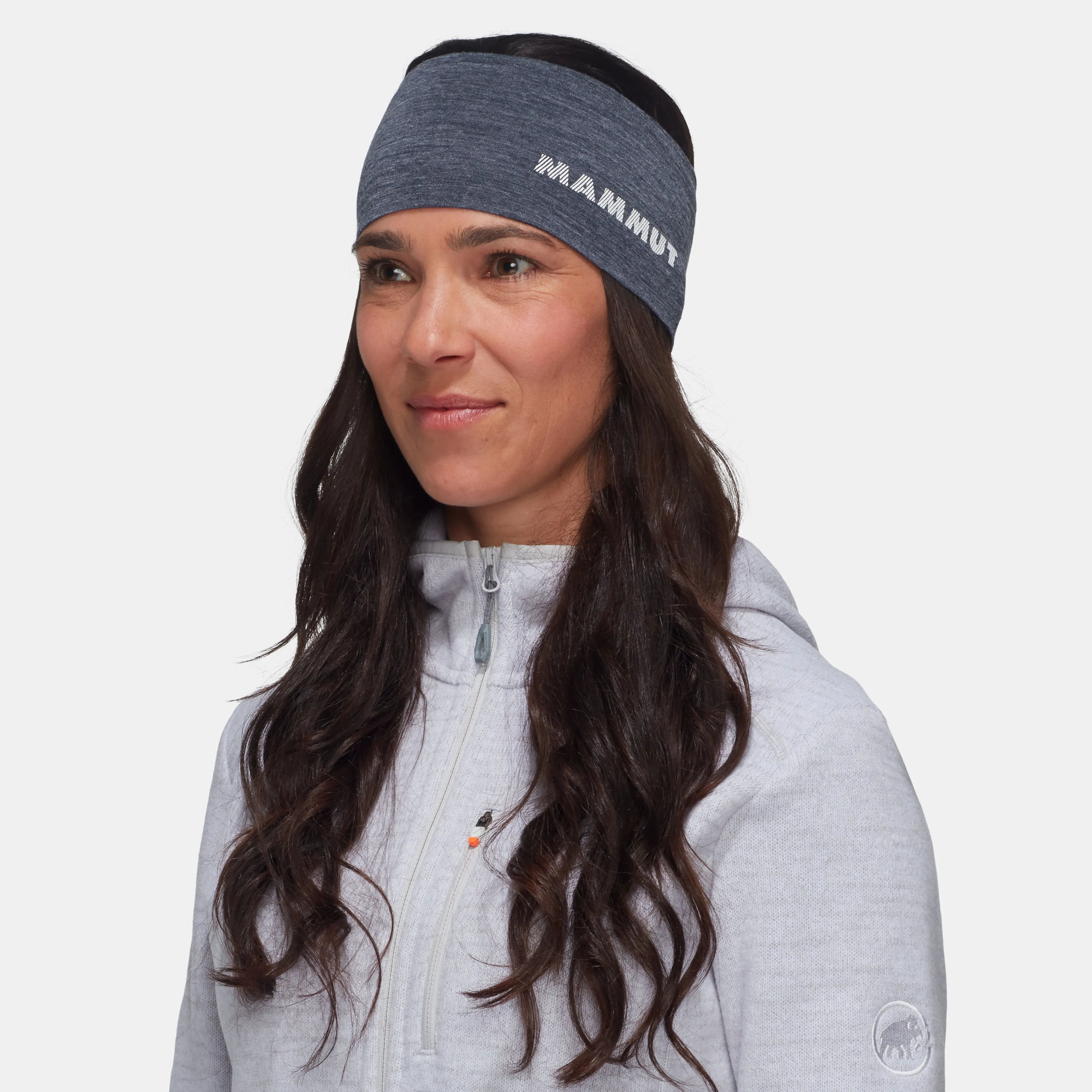 Mammut Tree Wool Headband Marinemelange Store