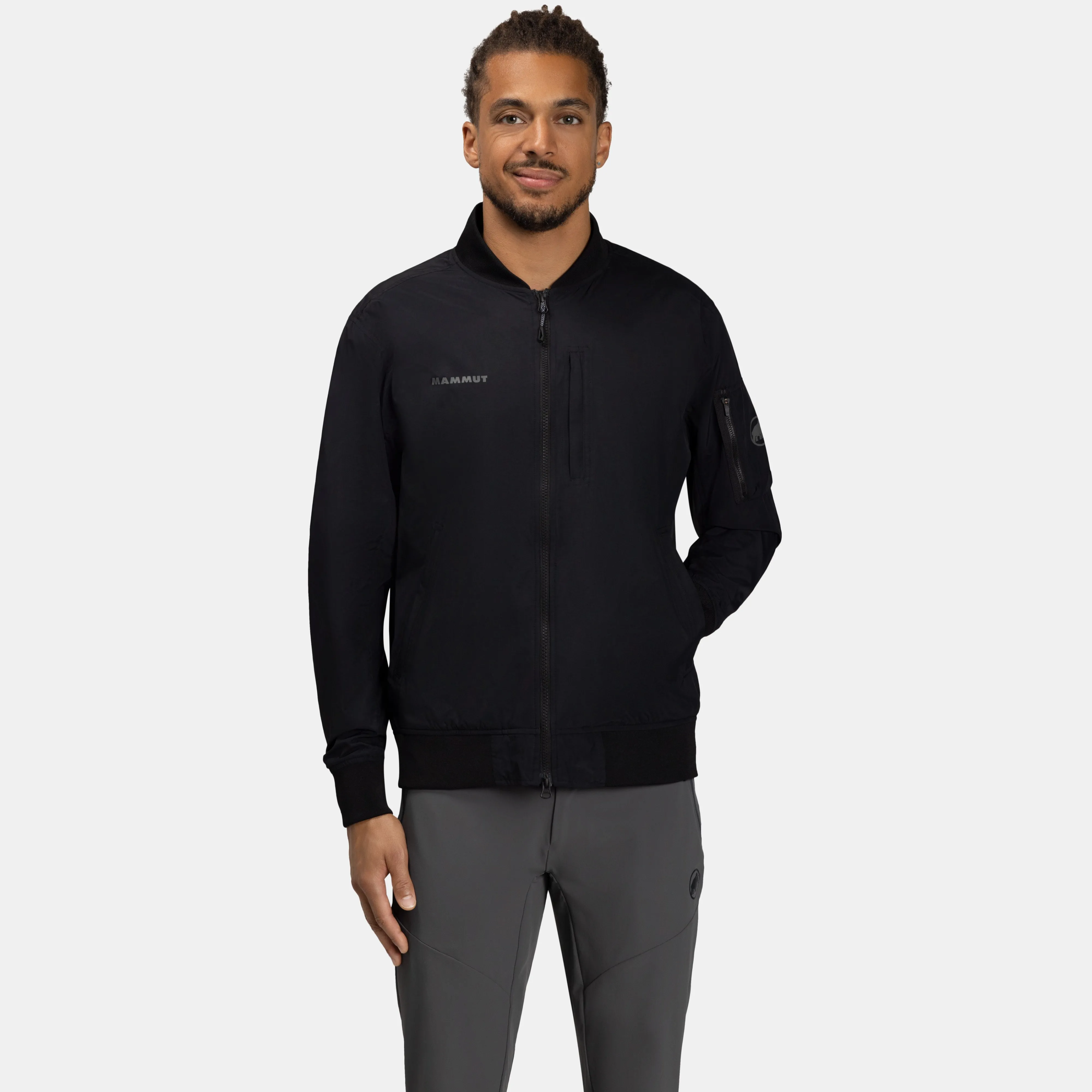 Mammut Utility Bomber Jacket Men Black Flash Sale