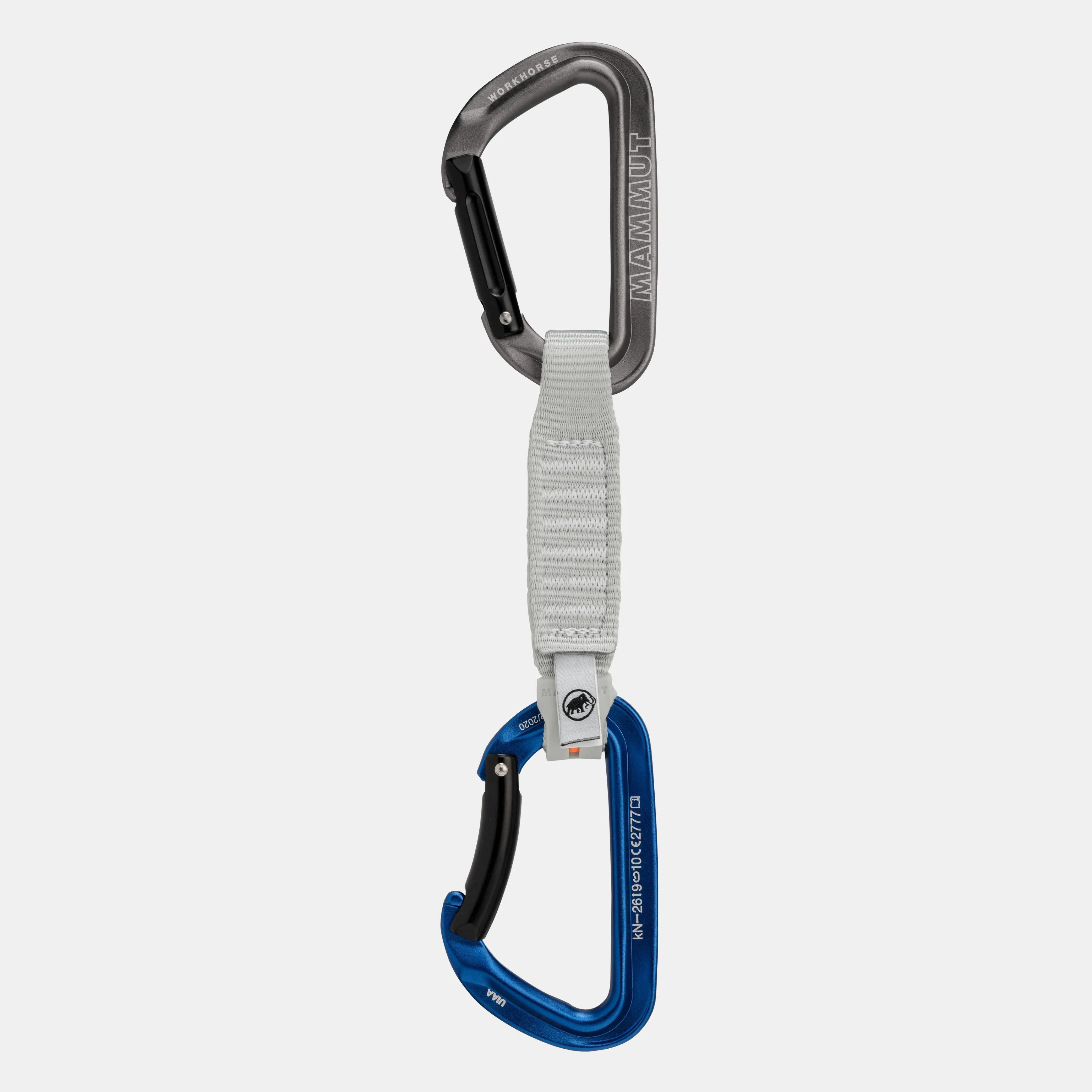 Mammut Workhorse Keylock 12 cm Quickdraw Grey-blue Shop